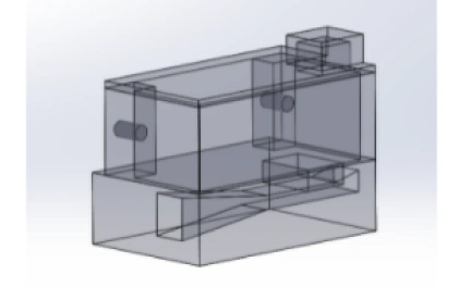 Casing CAD render