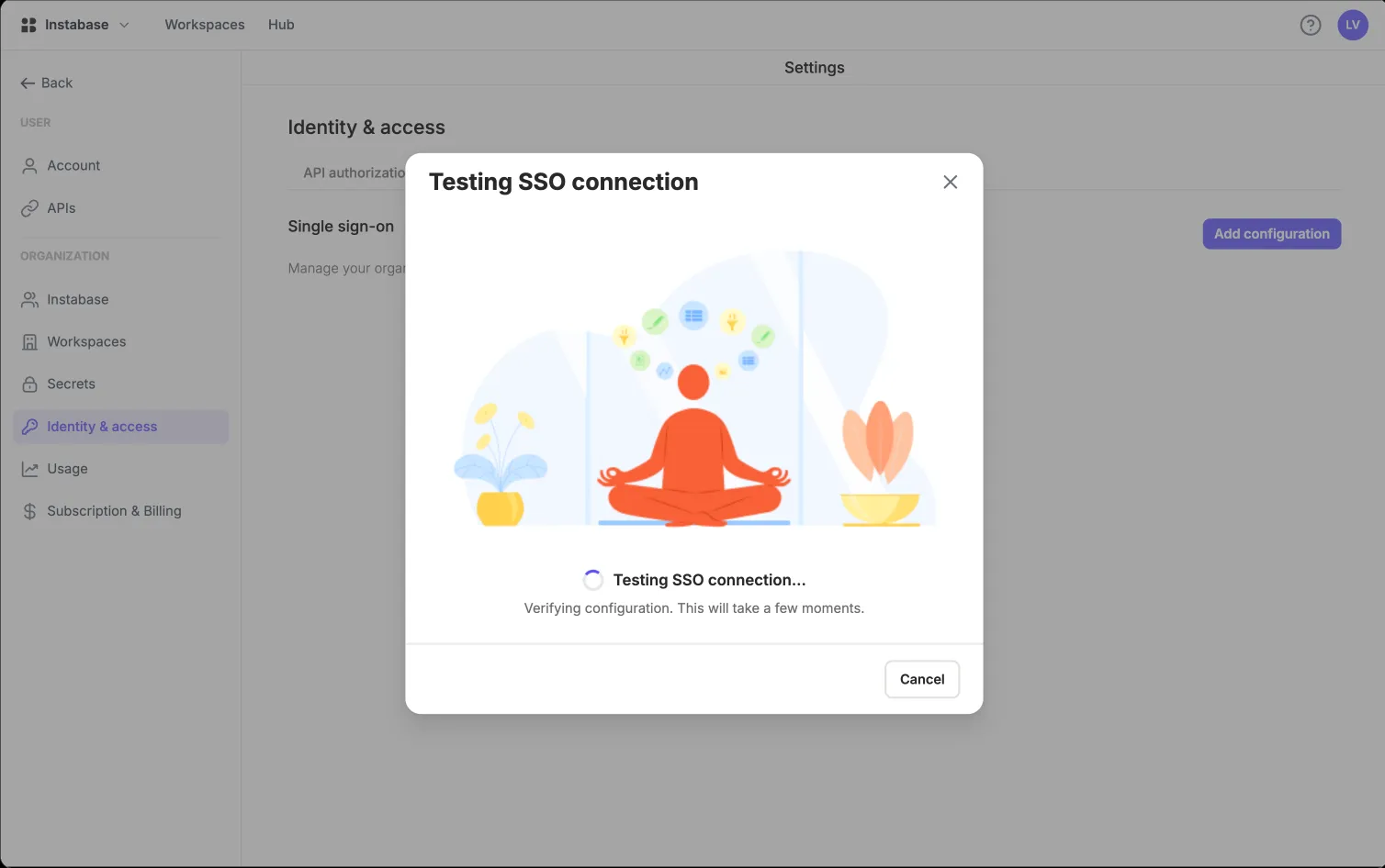 SSO: SAML test sign-in