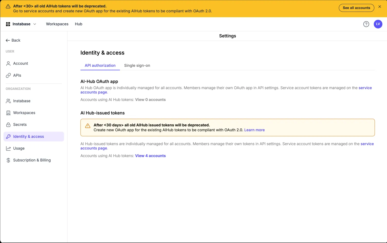 Stage 1: identity provider view
