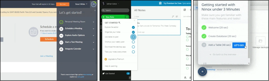 Advance-use patterns from competitor analysis