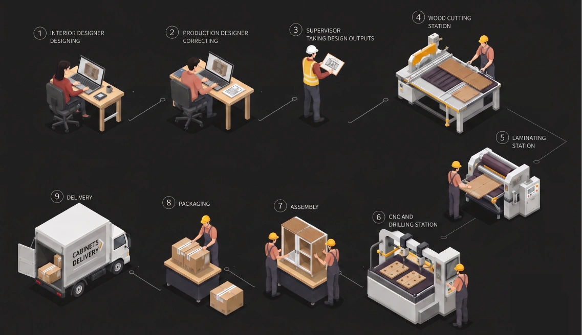 Infurnia MES Portal — Modular Unit list and 3D panel drawing view