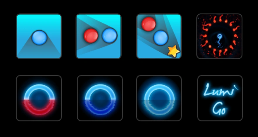 8 logo option thumbnails